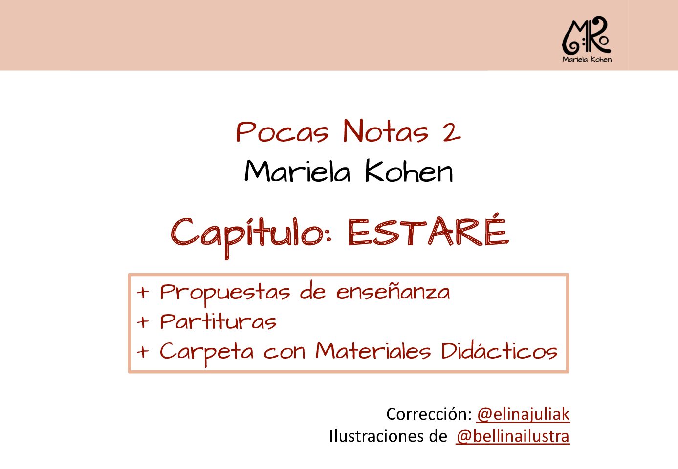 Estaré -Capítulo. Pocas Notas 2
