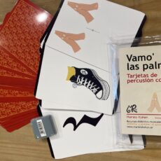 Vamo' las Palmas — tarjetas de percusión corporal, mazo con 56 cartas